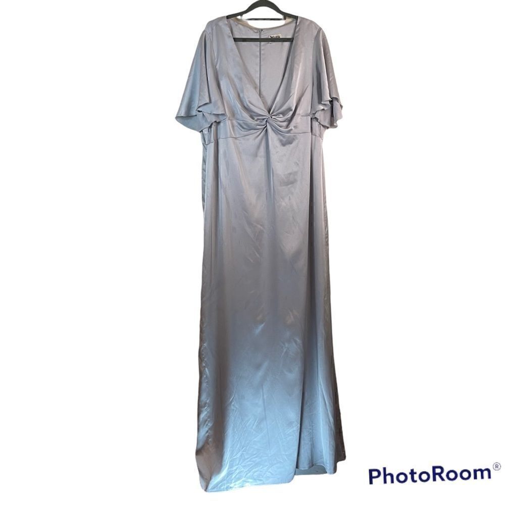 Show Me Your Mumu Light Blue Rome Twist Gown